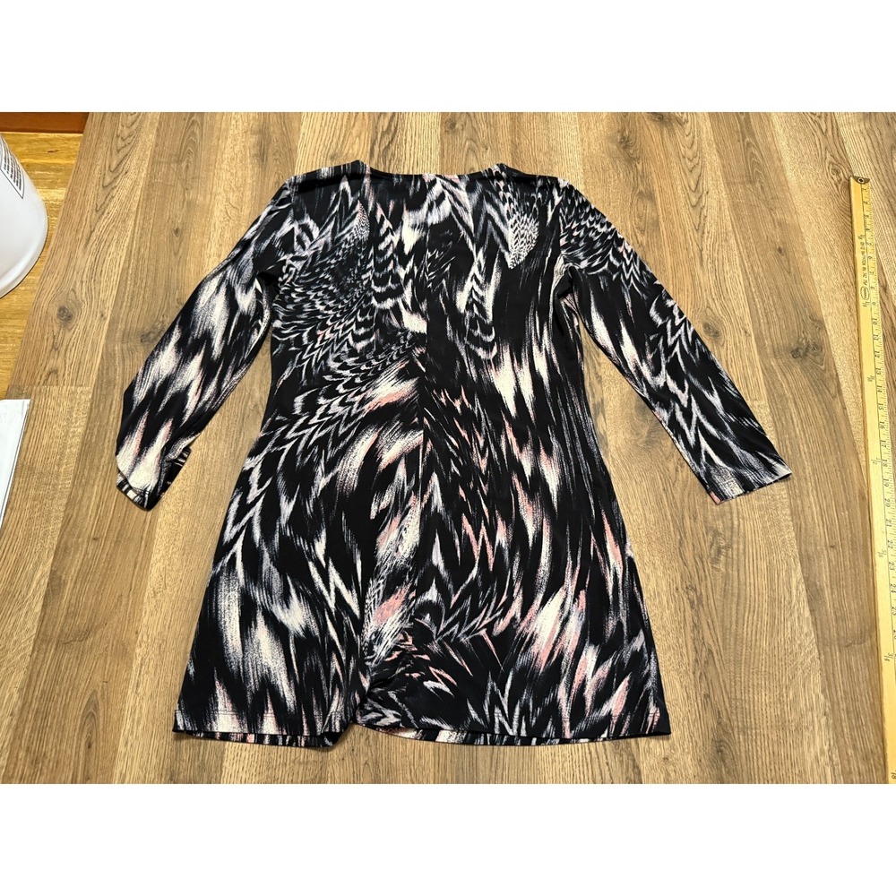 Jockey Dress, Women's Size XS, Pink Black White, Animal Print, Long Sleeve - Picture 2 of 8